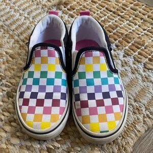 Rainbow Checkered Vans